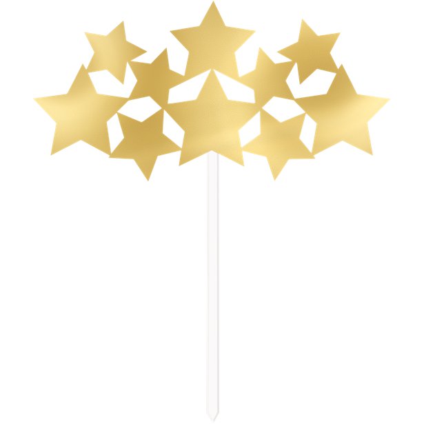 Twinkle Twinkle Little Star Estrelas Douradas Para Topo De Bolo
